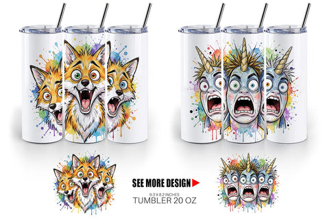 Tumbler Melting Arctic Animals Heatwave Sublimation artnoy 