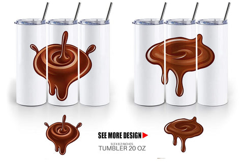Tumbler Melting Chocolate Sublimation artnoy 