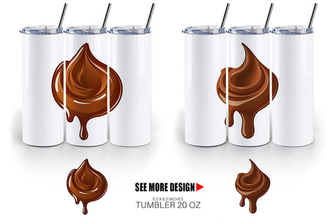 Tumbler Melting Chocolate Sublimation artnoy 