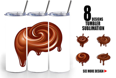 Tumbler Melting Chocolate Sublimation artnoy 