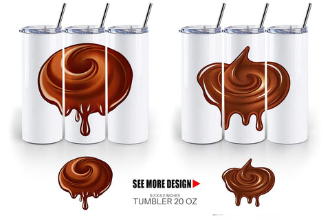 Tumbler Melting Chocolate Sublimation artnoy 