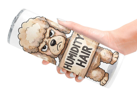 Tumbler Melting Summer Dog Sarcastic Watercolor Sublimation artnoy 