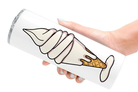 Tumbler Melty Ice Cream Sublimation artnoy 