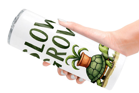 Tumbler Messy Growth Reluctant Blooming Sublimation artnoy 