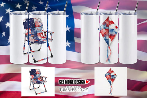 Tumbler Midnight Sparkle Patchwork Watercolor Sublimation artnoy 