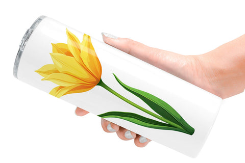 Tumbler Minimalist Florals Sublimation artnoy 