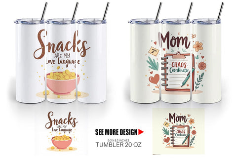 Tumbler Mom Humor Quotes Sublimation artnoy 