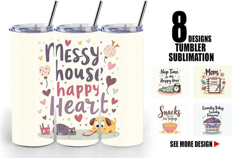 Tumbler Mom Humor Quotes Sublimation artnoy 