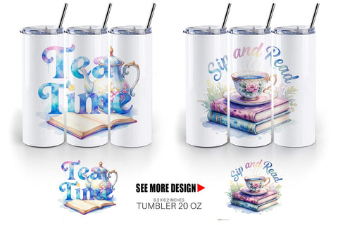 Tumbler Mom Reading Quotes Sublimation artnoy 