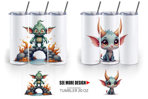 Tumbler Monster Mashups Sublimation artnoy 