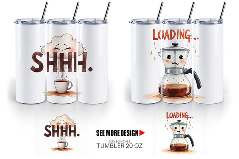 Tumbler Morning Grump Coffee Sarcastic Quotes Sublimation artnoy 