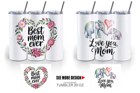 Tumbler Mother’s Day Animal Sublimation artnoy 