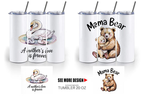 Tumbler Mother’s Day Animal Sublimation artnoy 