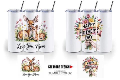 Tumbler Mother’s Day Animal Sublimation artnoy 