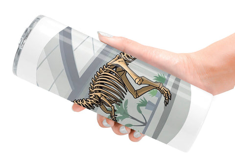 Tumbler Museum Dino Skeleton Sublimation artnoy 