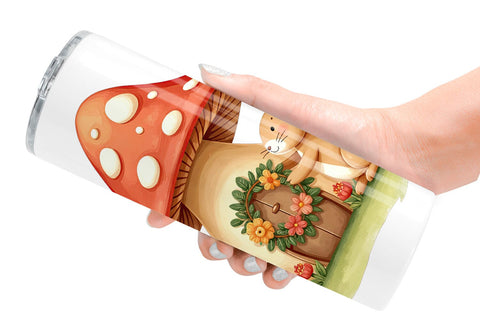 Tumbler Mushroom Forest Friends Sublimation artnoy 