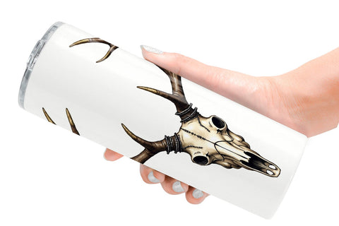 Tumbler Mystical Macabre Yule Watercolor Sublimation artnoy 