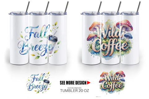 Tumbler Nature Forest Coffee Quotes Sublimation artnoy 