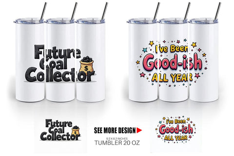 Tumbler Naughty List Funny Christmas Sublimation artnoy 