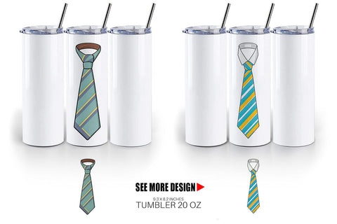 Tumbler Necktie Sublimation artnoy 