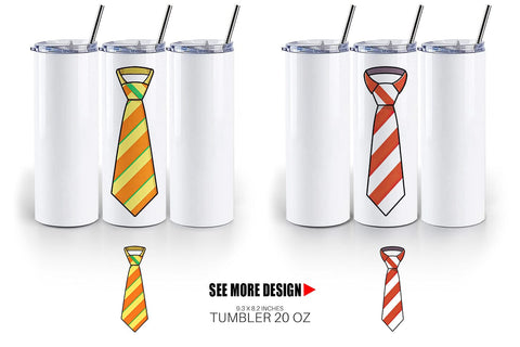Tumbler Necktie Sublimation artnoy 