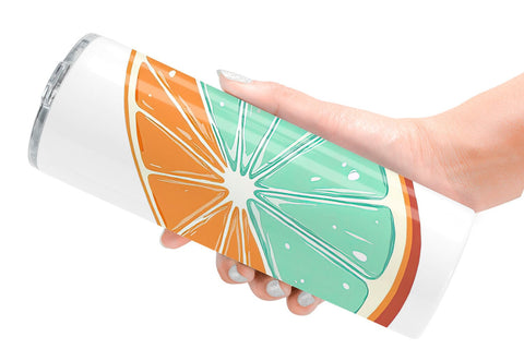 Tumbler Neon Citrus Sublimation artnoy 