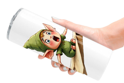 Tumbler North Pole Mailroom Mayhem Sublimation artnoy 