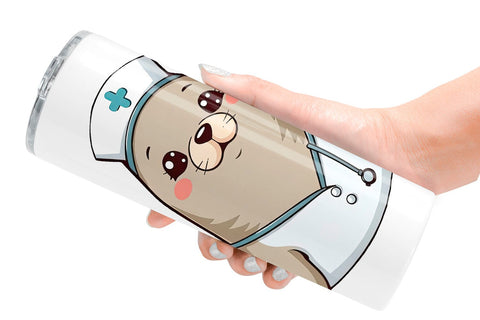 Tumbler Nurse Seal Sublimation artnoy 