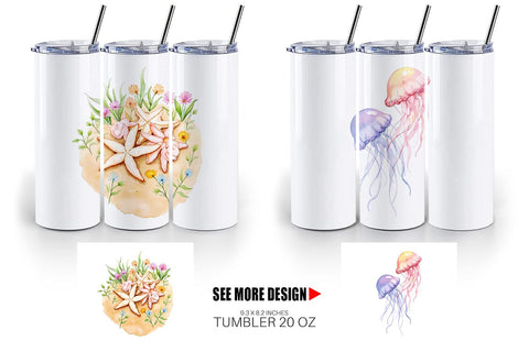 Tumbler Ocean Dreams Sublimation artnoy 