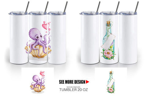 Tumbler Ocean Dreams Sublimation artnoy 
