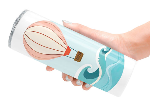 Tumbler Ocean Hot Air Balloon Sublimation artnoy 