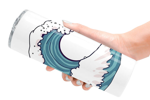Tumbler Ocean Wave Sublimation artnoy 