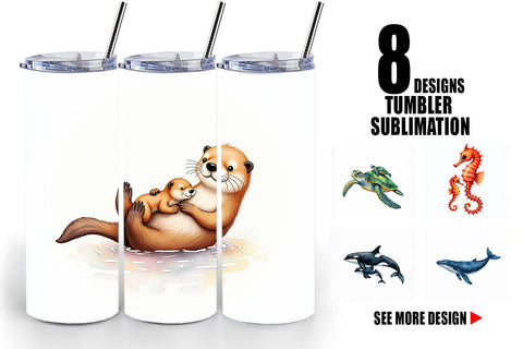 Tumbler Ocean Wonders Sublimation artnoy 