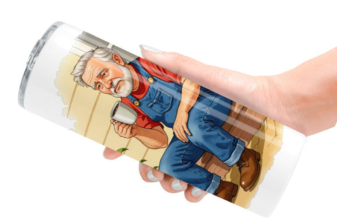 Tumbler Old Farmer Sublimation artnoy 