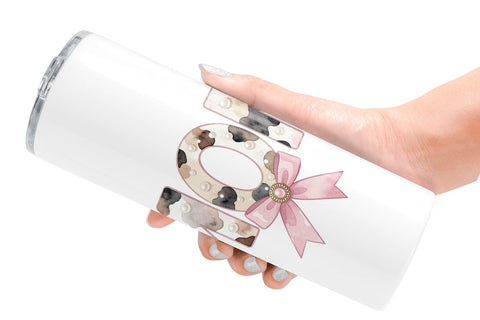 Tumbler Ornate Garden MOM Watercolor Sublimation artnoy 