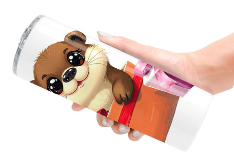 Tumbler Otter Gift Sublimation artnoy 
