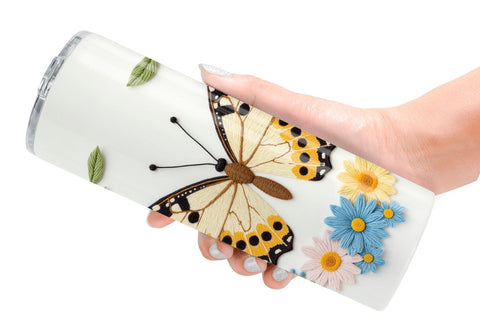 Tumbler Painted Lady Butterfly Sublimation artnoy 