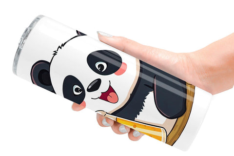 Tumbler Panda Beer Day Sublimation artnoy 