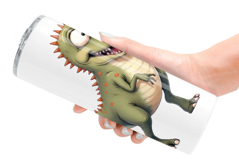 Tumbler Panic Dino Sublimation artnoy 