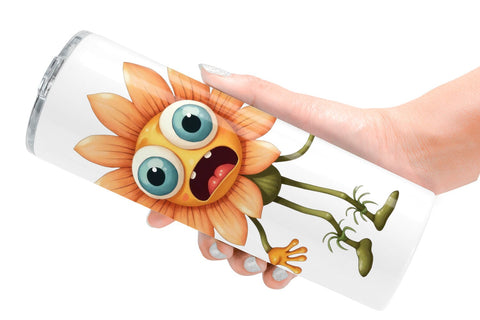 Tumbler Panic Flower Sublimation artnoy 