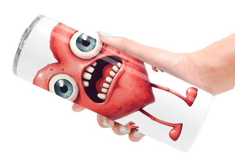Tumbler Panic Heart Sublimation artnoy 