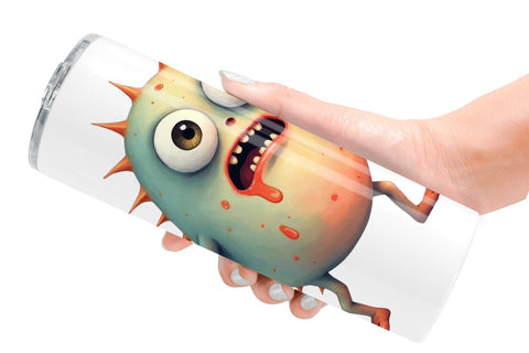 Tumbler Panic Monster Sublimation artnoy 