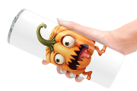 Tumbler Panic Pumpkin Sublimation artnoy 