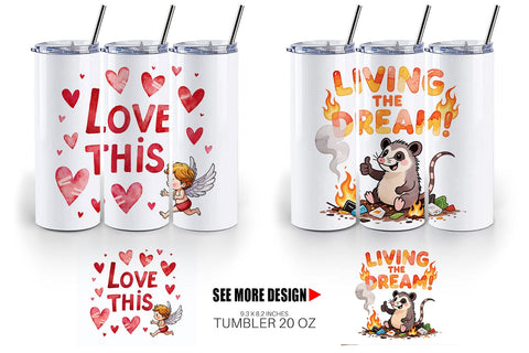 Tumbler Passive Aggressive Positivity Pastel Snark Sublimation artnoy 