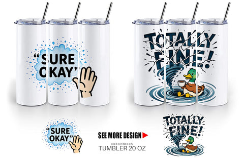 Tumbler Passive Aggressive Positivity Pastel Snark Sublimation artnoy 