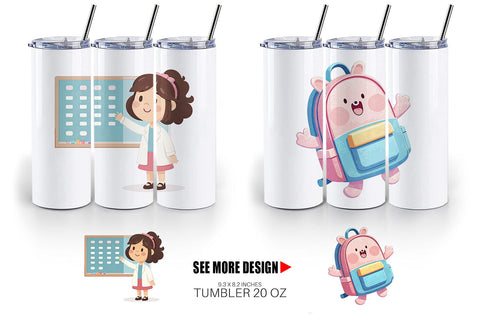 Tumbler Pastel Felt Class Sublimation artnoy 