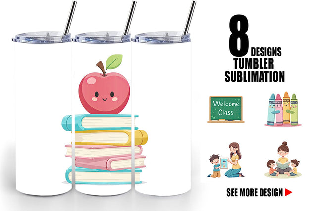 Tumbler Pastel Felt Class Sublimation artnoy 