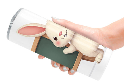 Tumbler Pastel School Critters Sublimation artnoy 