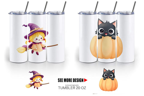 Tumbler Pastel Spook Parade Sublimation artnoy 