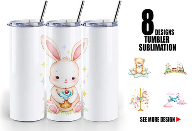 Tumbler Pastel Toyland Sublimation artnoy 